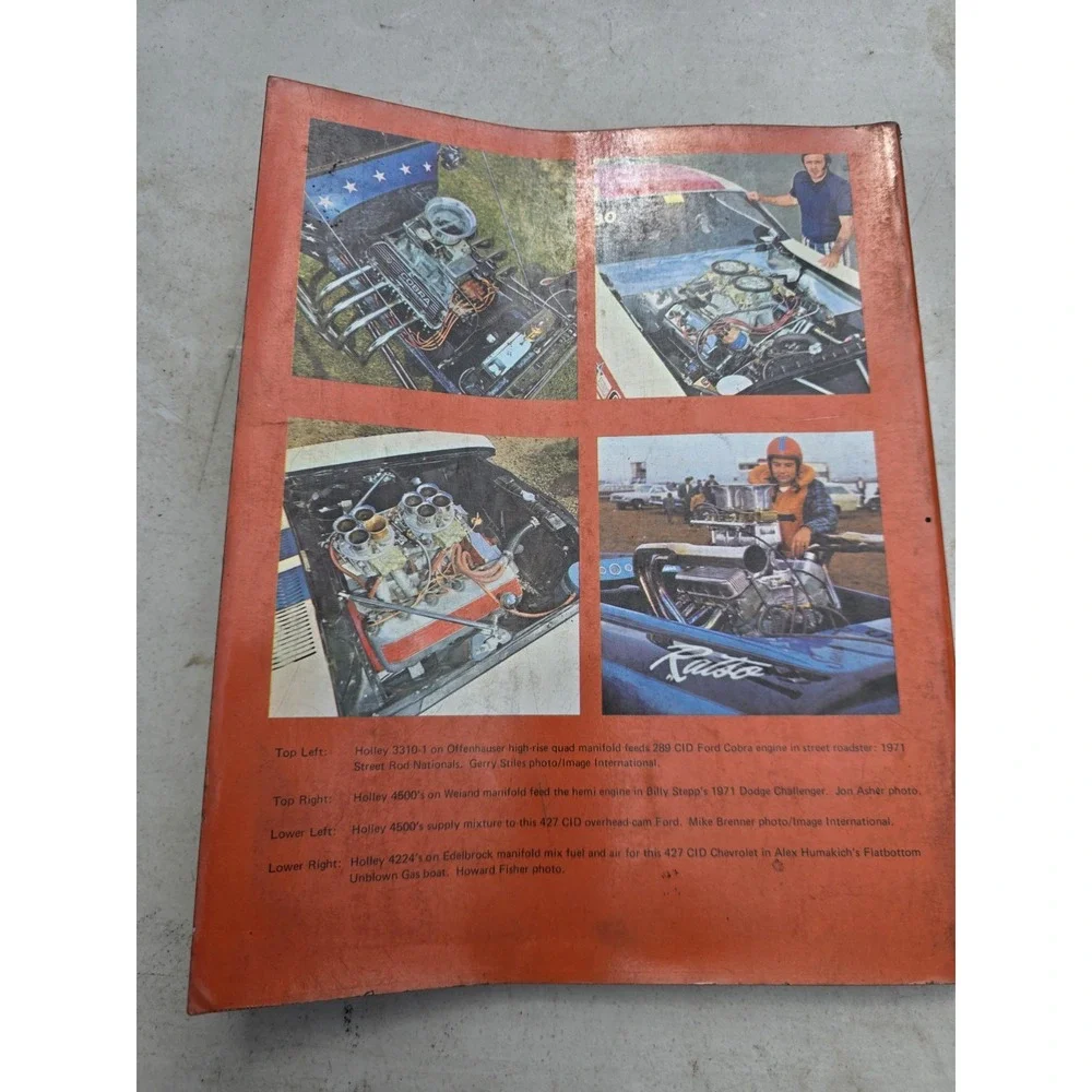 Holley Carburetors Two & Four Barrel Units-by Mike Urich HP Books 1972